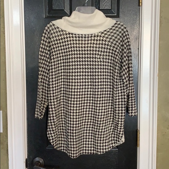 New Kim Rogers houndstooth sweater medium - Picture 5 of 6